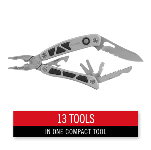 Multi Tool, 13 Tools, Dual LED - LED150 by Coast