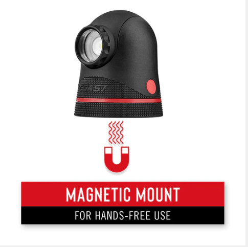 Magnetic Worklight LED Rotating, Rechargeable Pure Beam, 700LM - PM500R by Coast