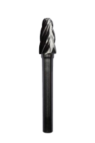Carbide Burrs (Ball Nosed Tree), 1/4" Shank, Aluminium Cut by Josco