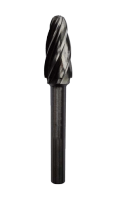 Carbide Burrs (Ball Nosed Tree), 1/4" Shank, Aluminium Cut by Josco