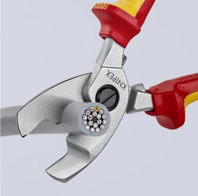 Cable Shears Twin Cutting Edge 9516200SB by Knipex