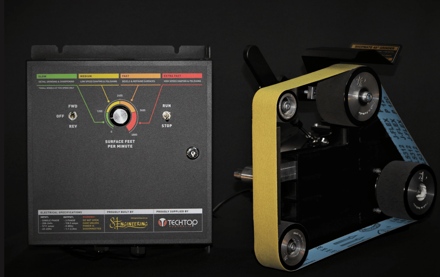 84 Engineering Shop Mate 48" Belt Grinder SM-48