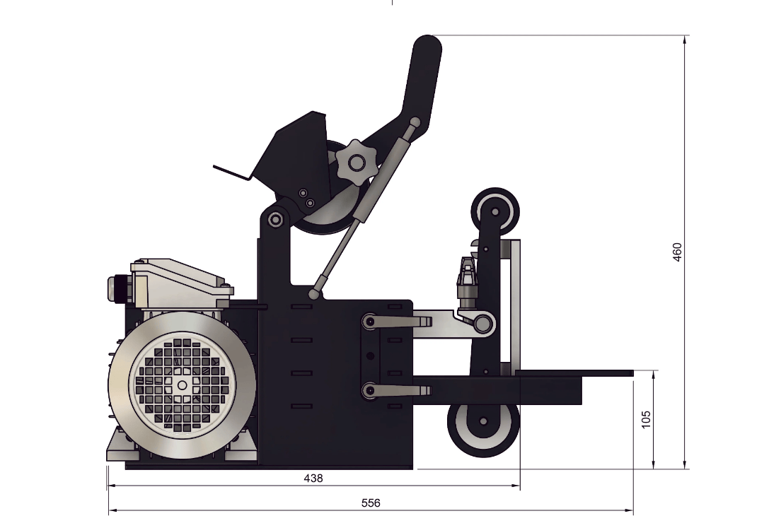 84 Engineering Shop Mate 48" Belt Grinder SM-48