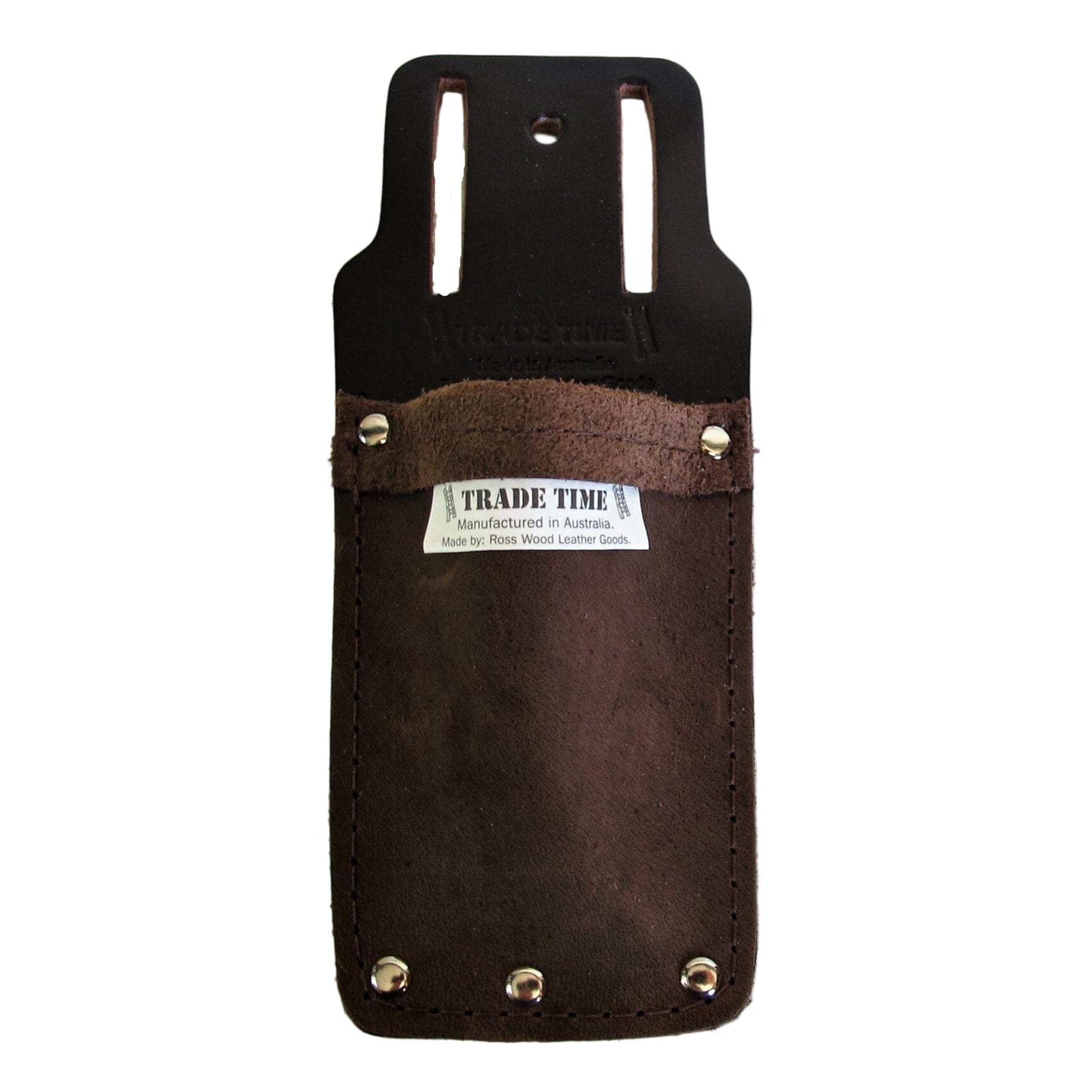 Trade Time Leather Secateur Pouch - Slotted