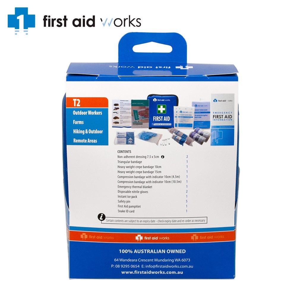 Snake & Spider Bite First Aid Kit FAWT2SSB by First Aid Works