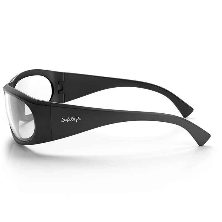 SafeStyle Sonics Matte Black Frame Clear Lens