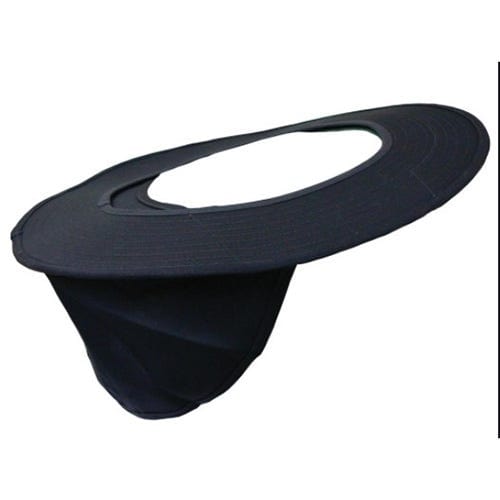 Unisafe Hard Hat Wide Brim TA400, Neck Flap and Brim Canvas Cover, Navy - TA173NA by 3M