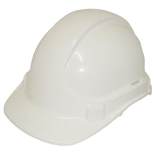 White Unisafe Safety Helmet ABS (Type 1) Unvented - TA560WHT by 3M
