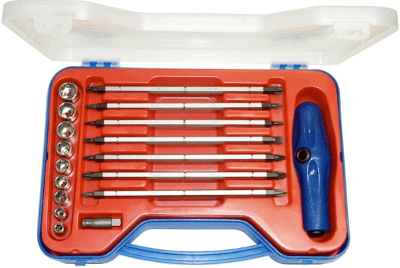 Screwdriver Bits & Socket Set - T1801 by T&E Tools