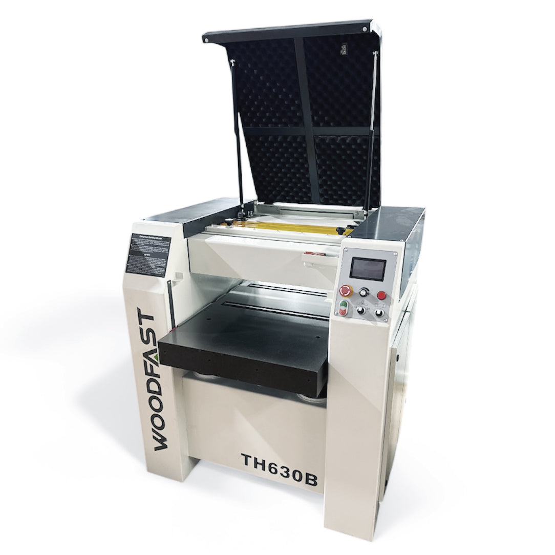 Woodfast 630mm (25") Industrial Thicknesser with Spiral Head Cutter Block 10HP 415V TH630B