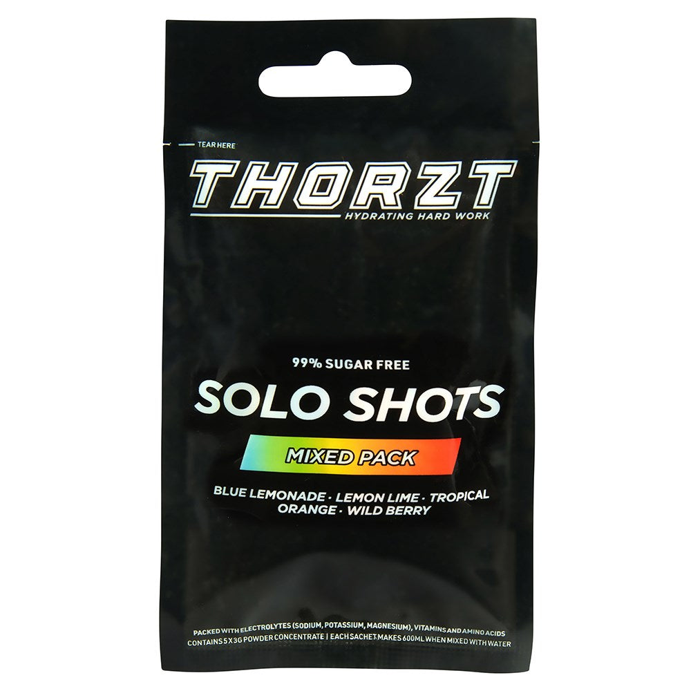 5Pce 99% Sugar Free Solo Shots - Mixed Flavours THVP5-MIX by Thorzt