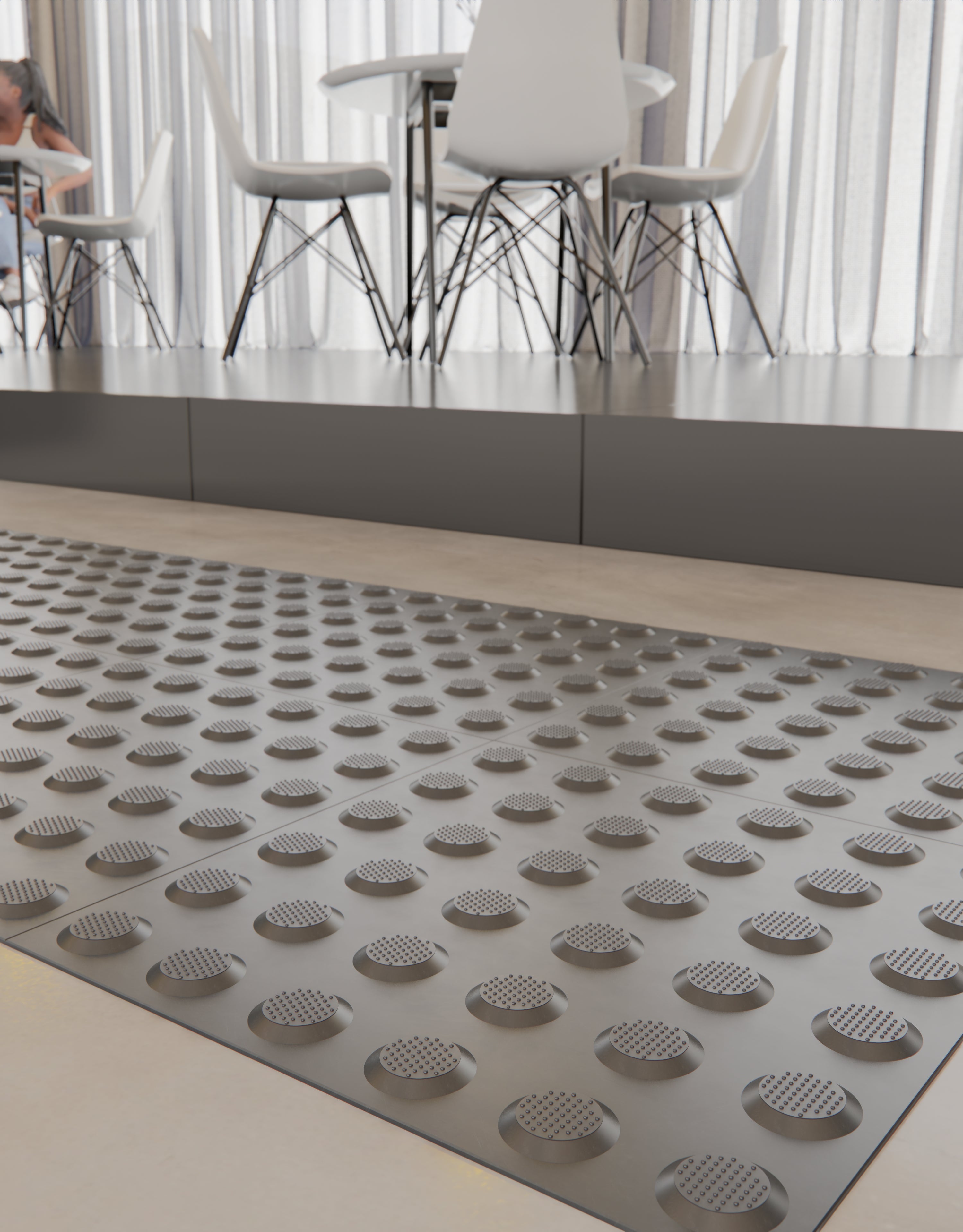 DTA Stud Tactiles 300mm x 300mm Self Adhesive with Butyl TIB300 | 3 Pack