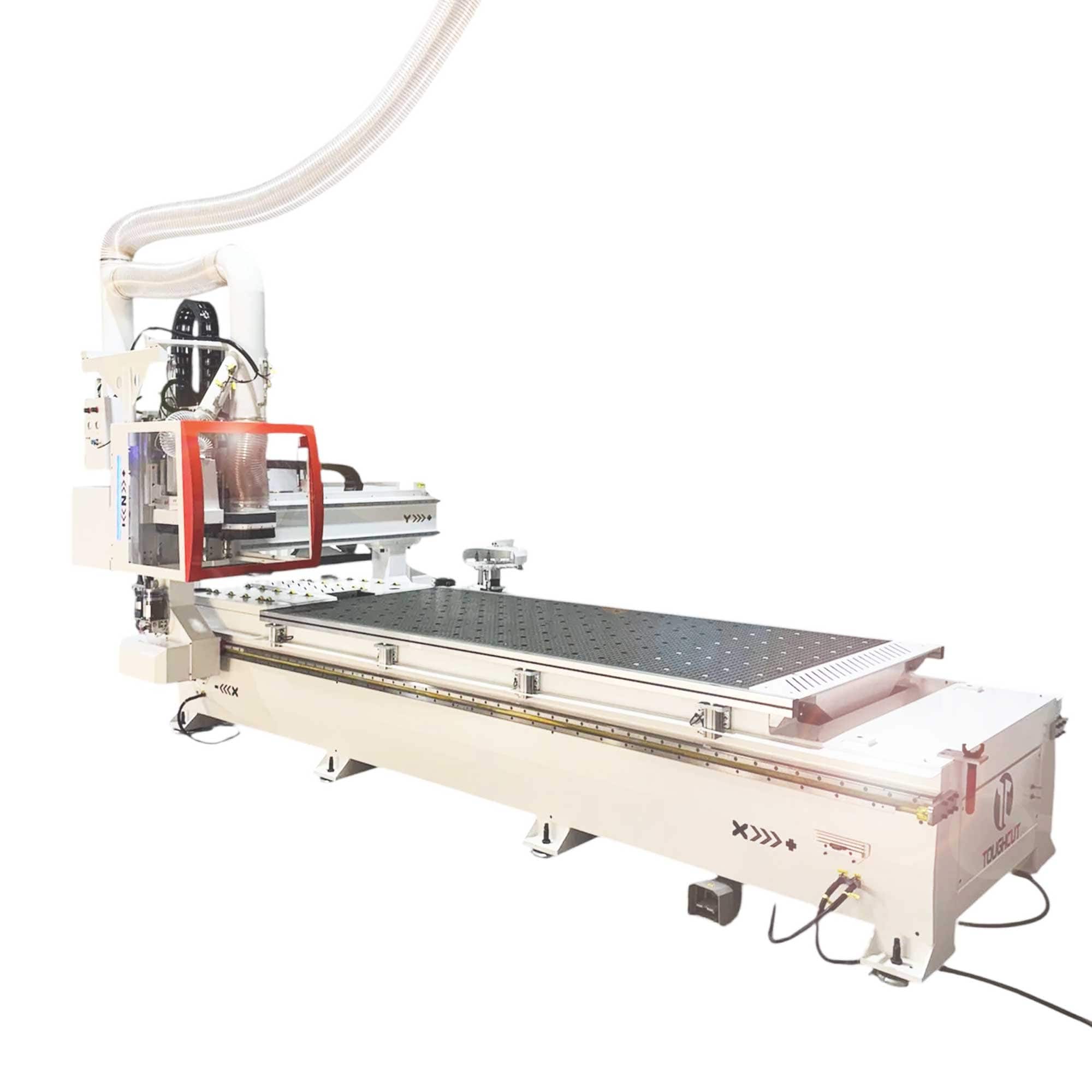 ToughCut 1300mm x 3100mm CNC Router with Auto Tool Change Spindle with 12 Tool Rotary Carousel + Vacuum Table (with 9.5KW Pump) ZIRCON TCVA30-1331 *2025 Edition*