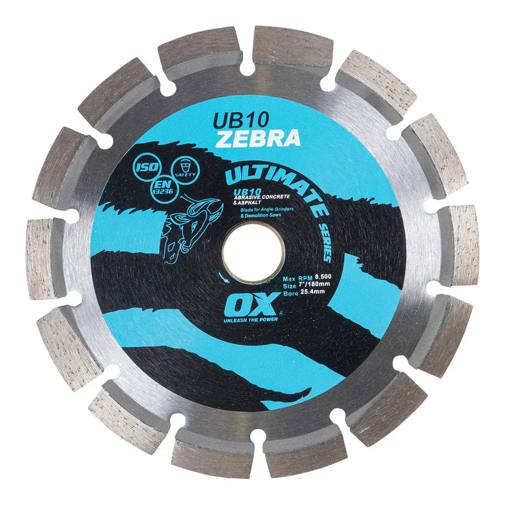 Ox Pro Abrasive Segmented Diamond Blades OX-UB10-6