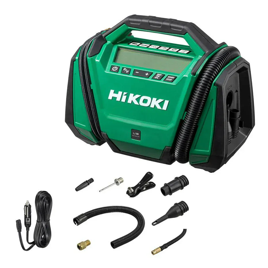 HiKOKI Bare 18V Inflator with High Pressure and Volume Mode UP18DAW4Z
