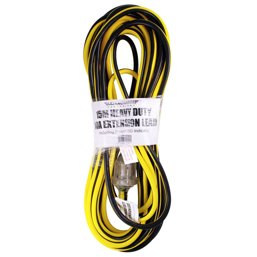 10Amp 15m Heavy Duty Extension Lead UR240/15HD by Ultracharge