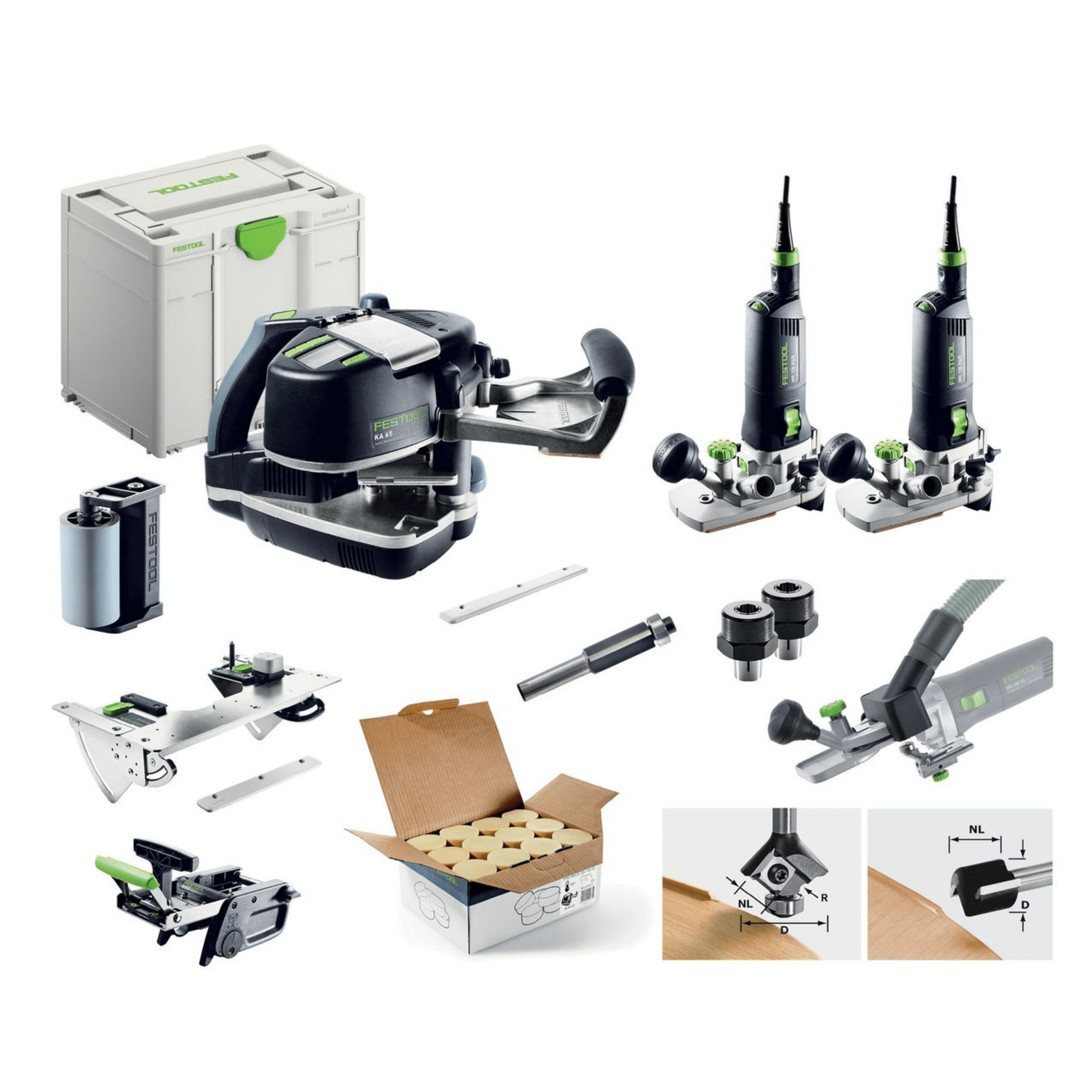 Festool *Limited Edition* KA 65 CONTURO Hot Melt Edgebander Perfect Edge Set F28731