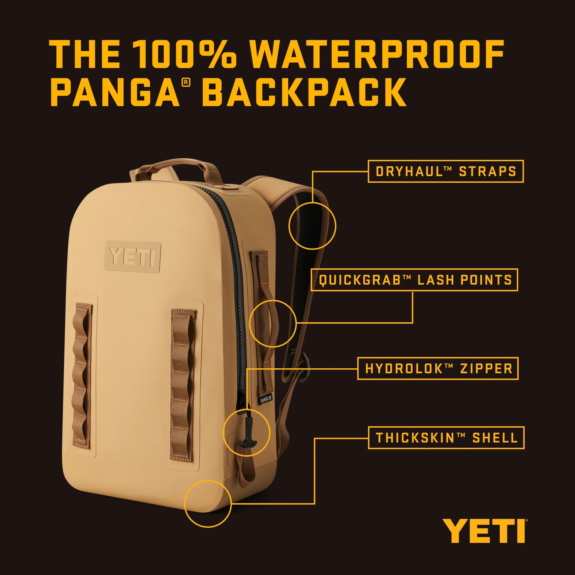 YETI Panga® 28L Waterproof Backpack 26010000260