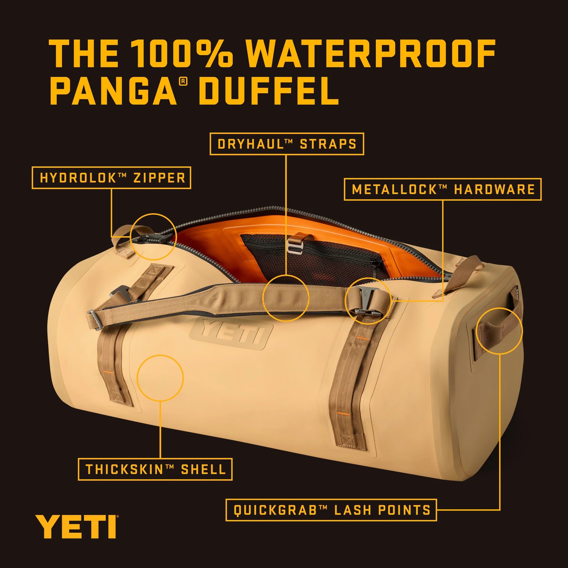 YETI Panga® 75L Waterproof Duffel 26010000227