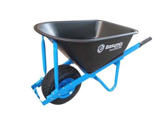 Easymix 99L Poly Tray Pneumatic Wheel Skinny Heavy Duty Wheelbarrow W400SP-B