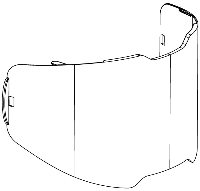 Weldclass Replacement Outer Lens for Promax 850R 220x135mm 5Pack WC-06707