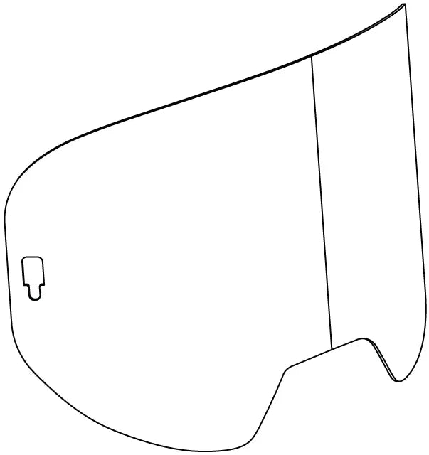 Weldclass Replacement Inner Grinding Visor for Promax 850R 220x120mm 5Pack WC-06709