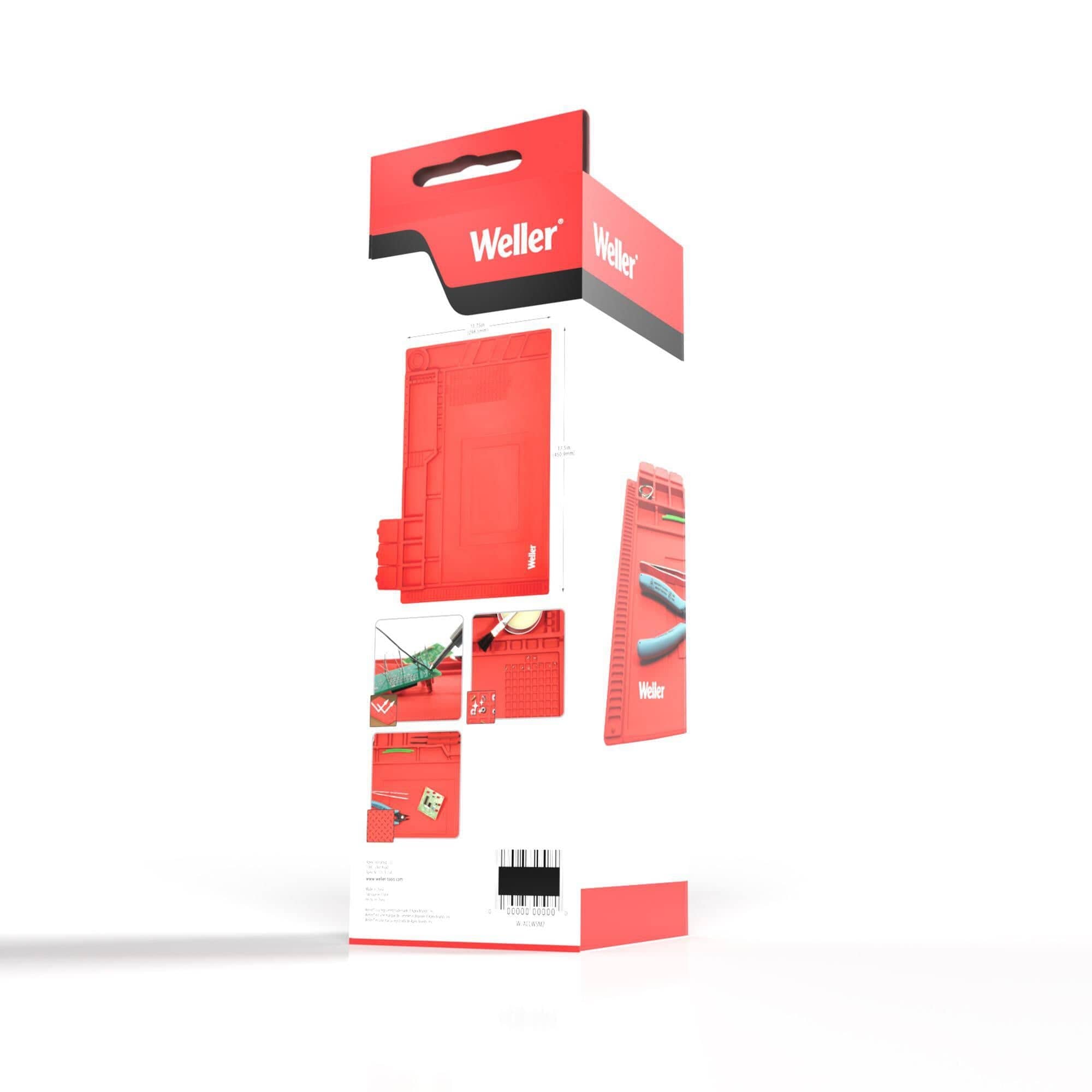 Weller Magnetic Heat-Resistant Silicone Soldering Mat Medium 455mm x 300mm – 500°C WLACCWSM2-02