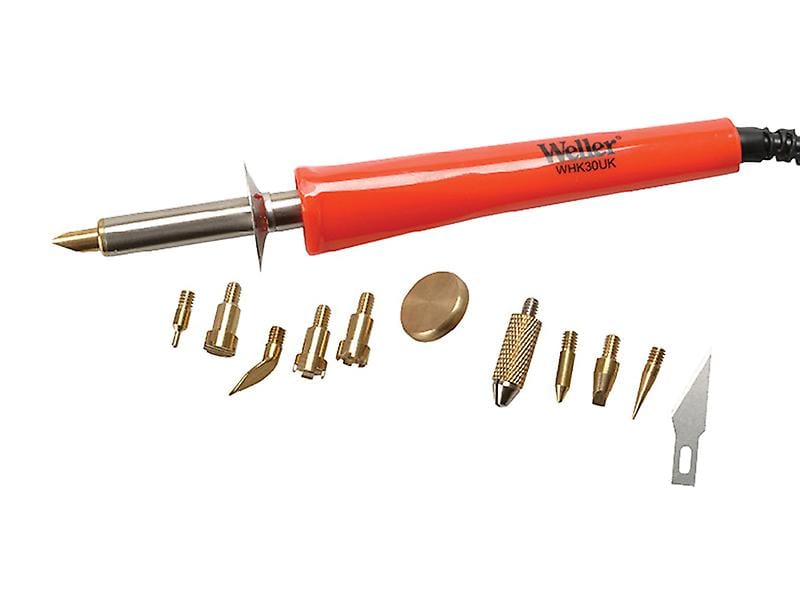 30W Wood Burning Hobby Soldering Iron 15Pce Set WHK30AU by Weller