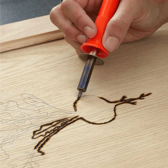 30W Wood Burning Hobby Soldering Iron 15Pce Set WHK30AU by Weller