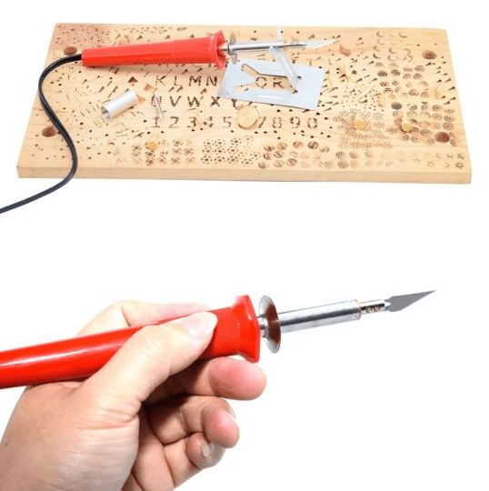 30W Wood Burning Hobby Soldering Iron 15Pce Set WHK30AU by Weller