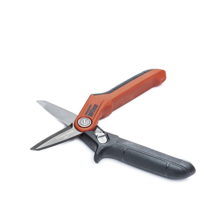 190mm (7-1/2") Titanium Coated Tradesman Utility Shears CW7T by Crescent