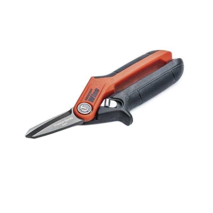 190mm (7-1/2") Titanium Coated Tradesman Utility Shears CW7T by Crescent