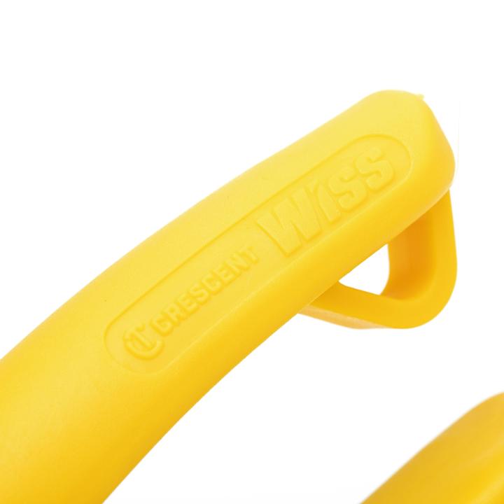 Crescent Wiss® 9-3/4" Compound Action Straight, Left and Right Cut Yellow Aviation Snips M3RAU
