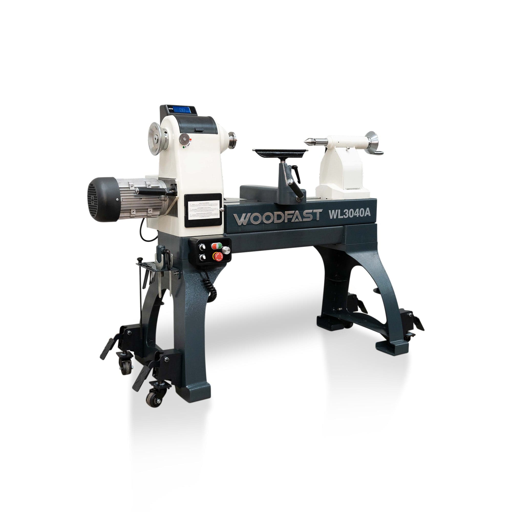 Woodfast 762mm (30") Swing x 1060mm (40") Between Centres Super Heavy Duty Wood Lathe 3HP WL3040A