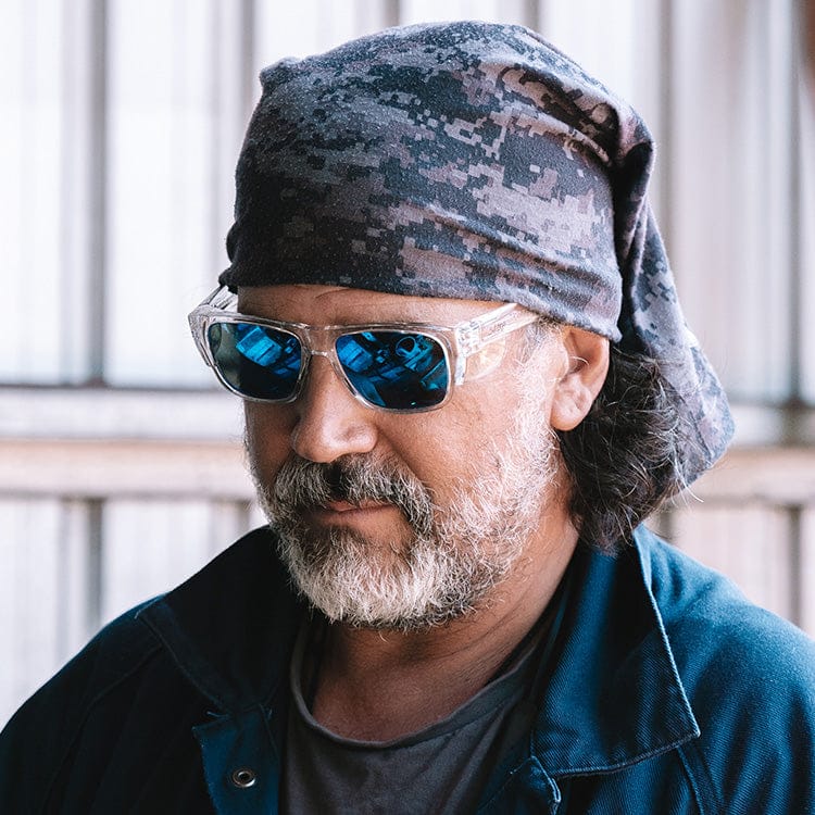 SafeStyle Fusions Clear Frame Mirror Blue Polarised Lens