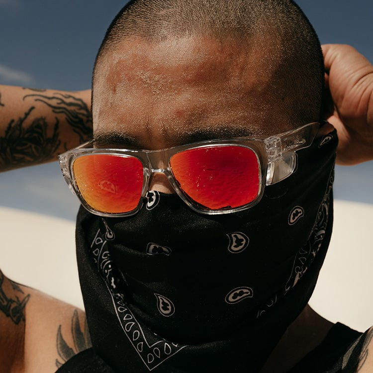 SafeStyle Fusions Clear Frame Mirror Red Polarised Lens