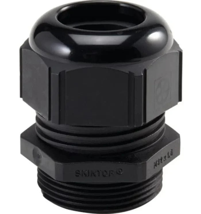 Black Polyamide Cable Gland, PG21 - 2066131 by Boteco