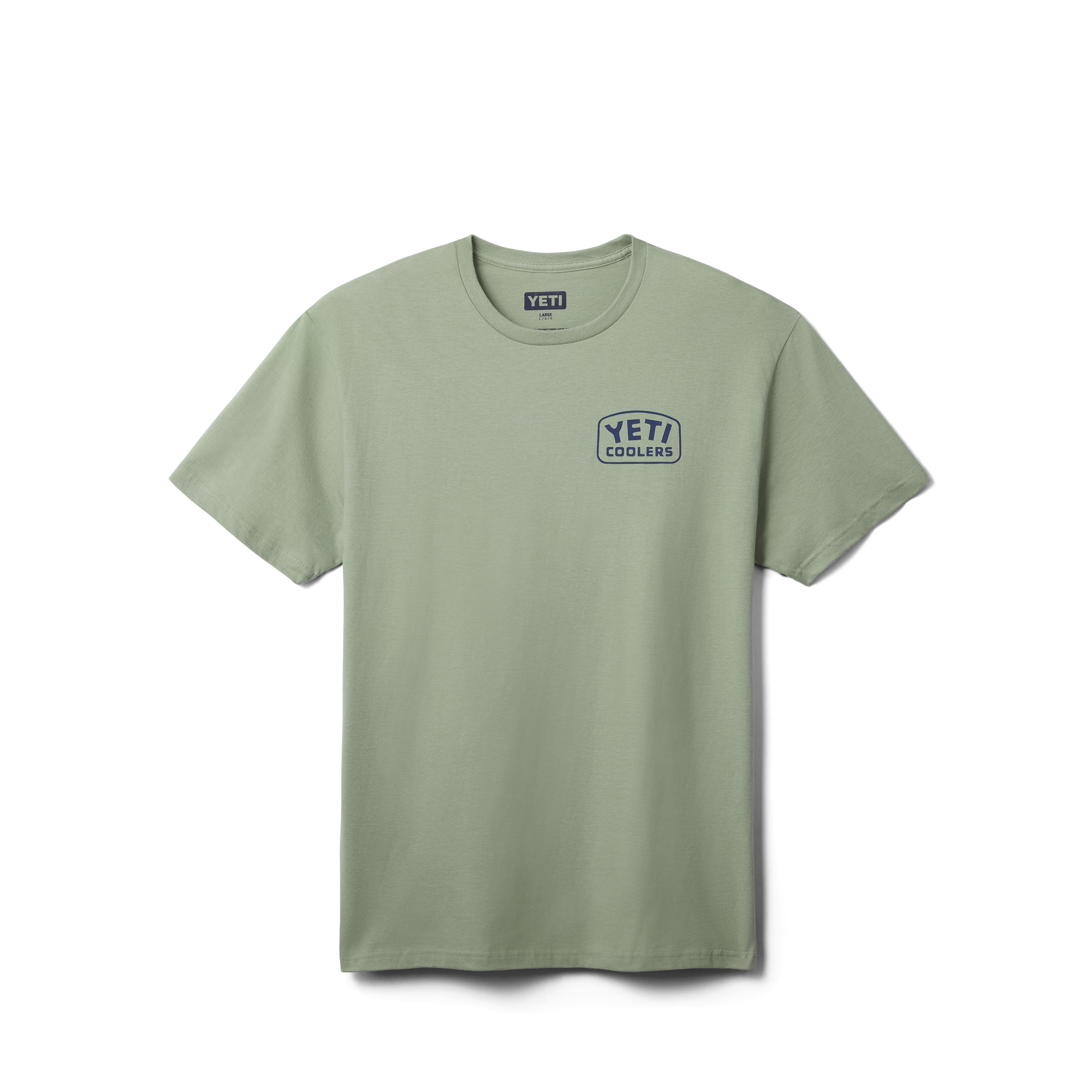 YETI Coolers® Reelin Feelin' Fishing Short Sleeve T-Shirt Olive 21023007227