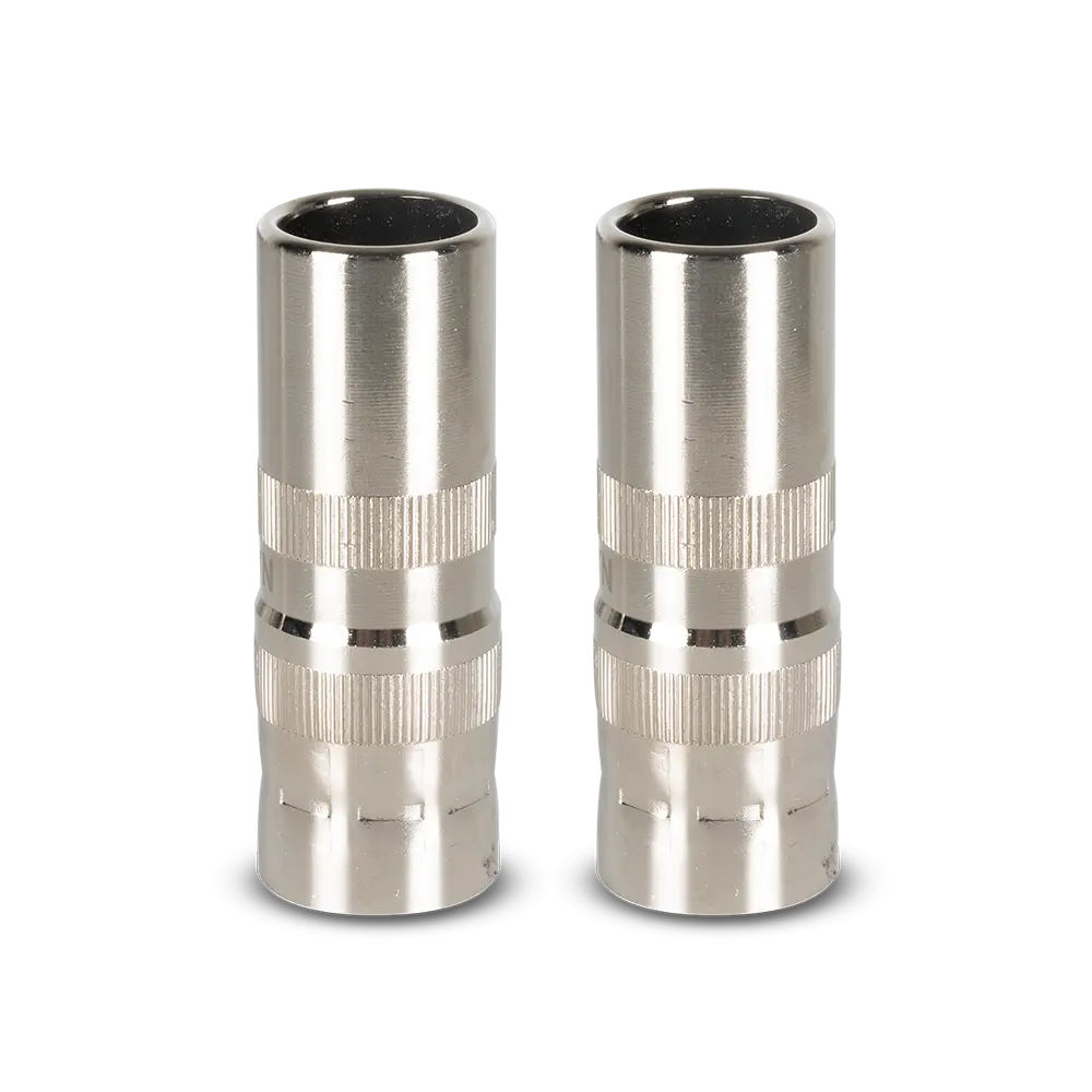 Unimig Gas Nozzle With Insulator Cylindrical Suit M350 Qty 2 U11056