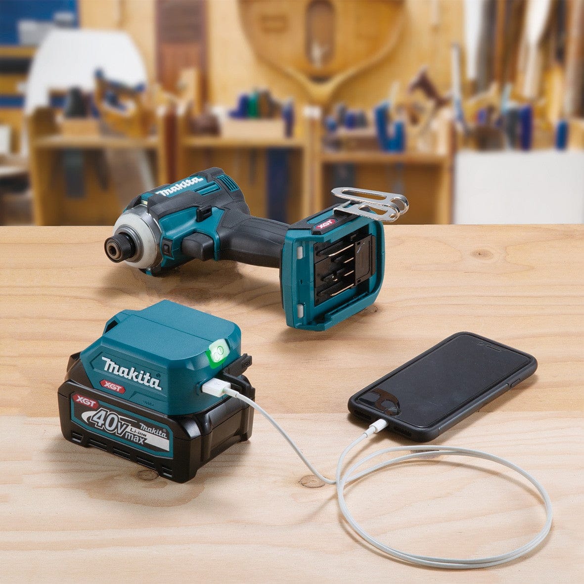 Makita 40V Max USB Charging Adaptor ADP001G