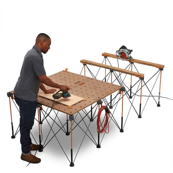 Centipede Table Top, Pair, 20mm Dog Holes - BR-CK22TM by BORA