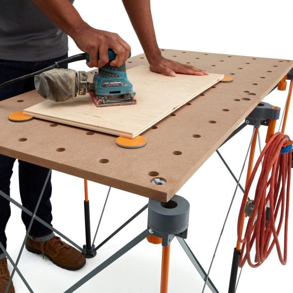 Centipede Table Top, Pair, 20mm Dog Holes - BR-CK22TM by BORA