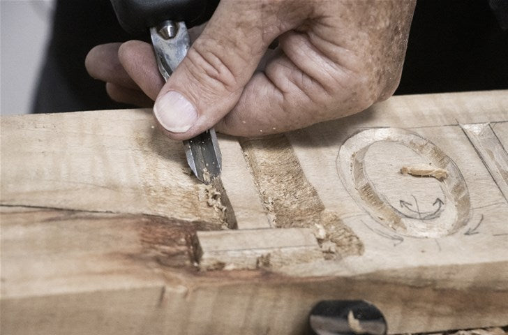 Arbortech 1000W Power Chisel Woodcarving Tool Kit (with 7 Chisels) PCH.FG.900.00