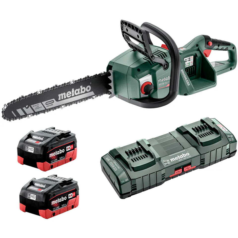 Metabo 36V 360MM Cordless Chainsaw Kit MS36-18 LTX BL40 5.5 DUOK AU60161300