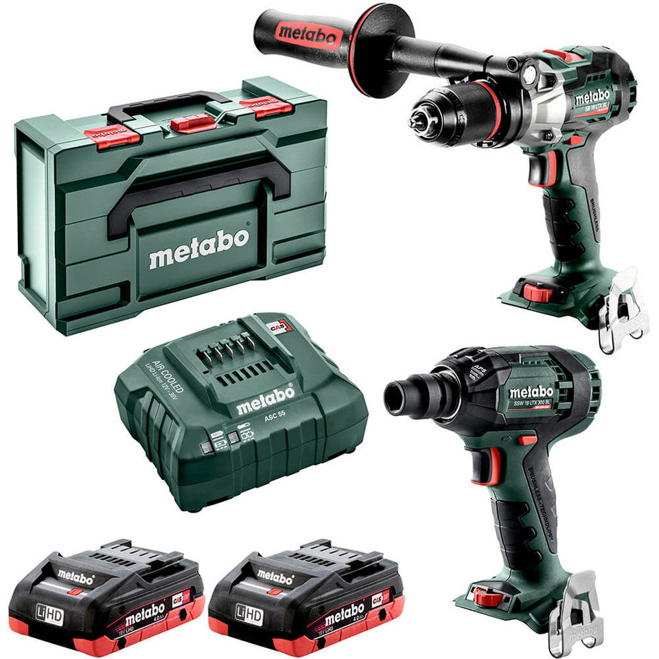 Metabo 18V 4.0Ah Brushless Cordless 2Pce Combo Kit AU68201740