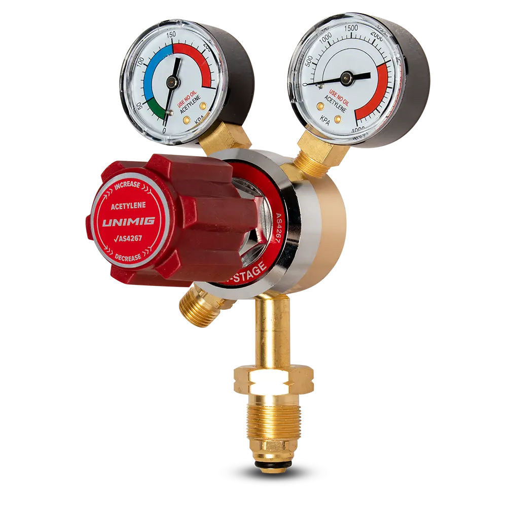 Unimig Regulator Vertical Inlet Acetylene Acet-Reg