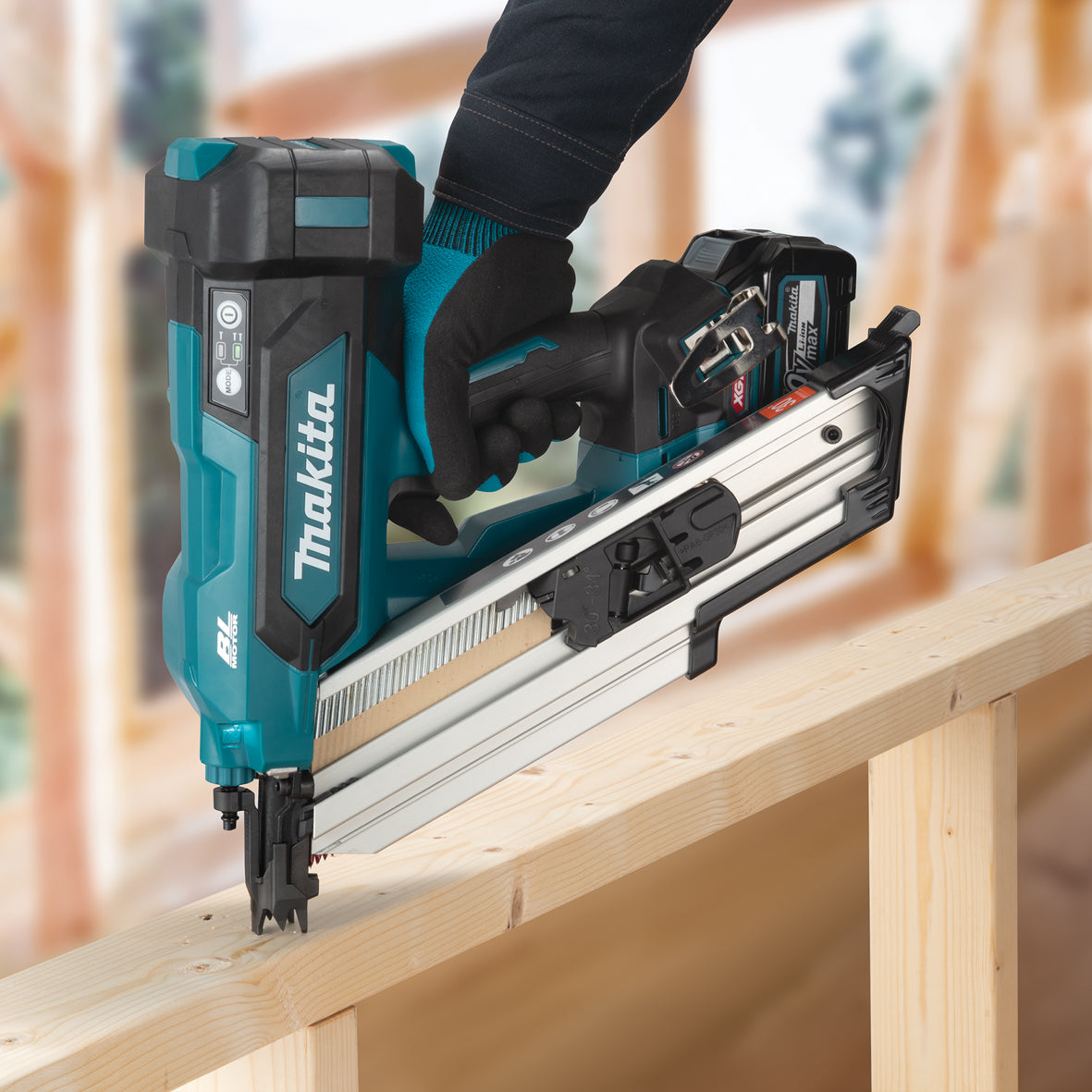 Makita 40V Max Brushless 90mm Framing Nailer BN001GZ