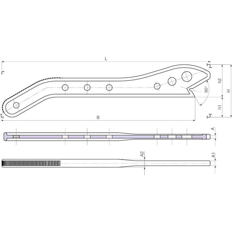 Safety Push Stick 415mm by Boteco