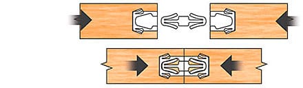 Detachable OVVO Dowel Style Connectors (100Pce) 7905007 by Virutex
