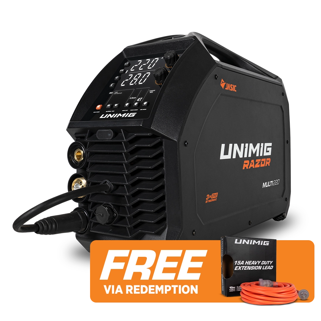 Unimig Razor Multi 220 Mig/Tig/Mma Welder U11008K